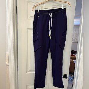 Dark purple figs pants size medium